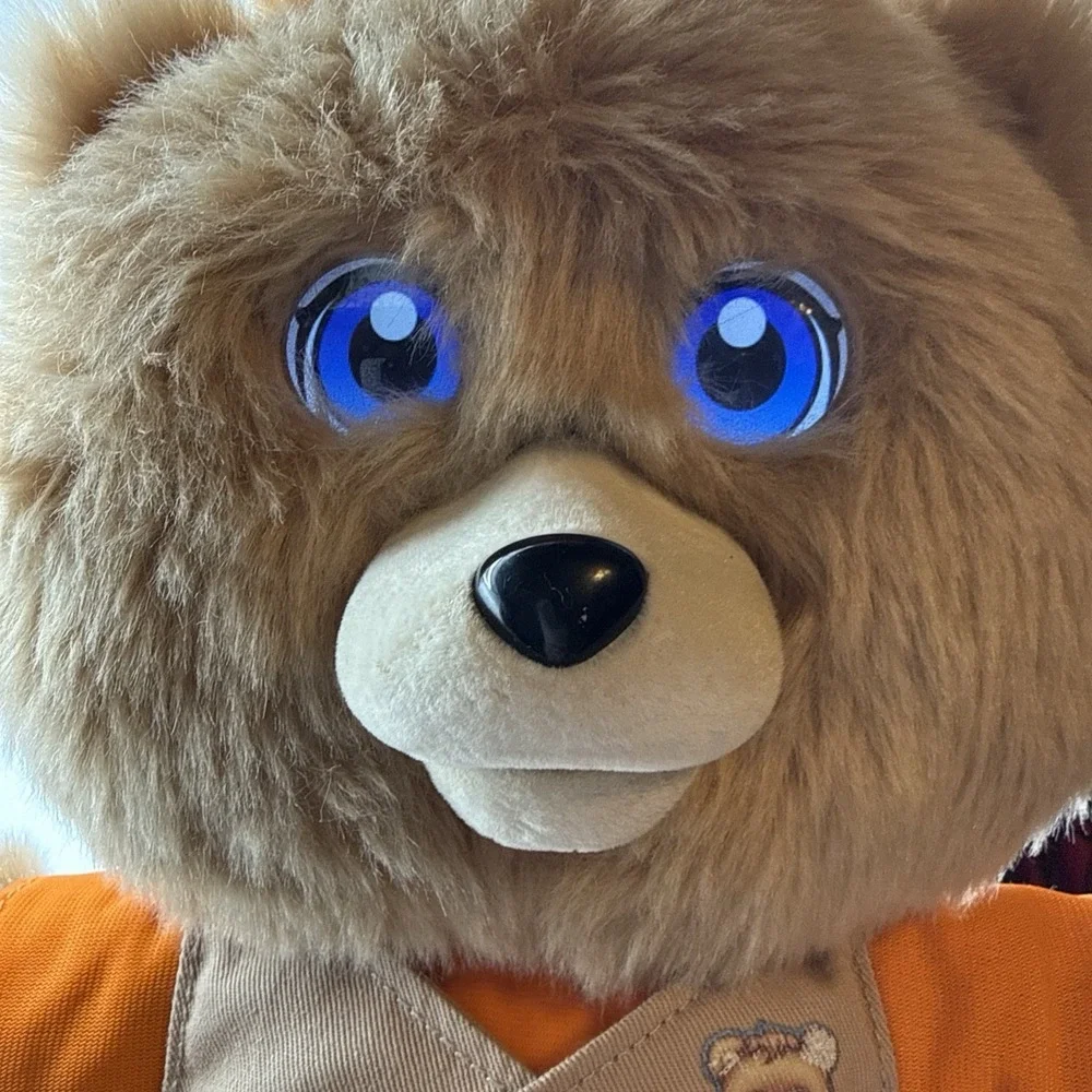 Teddy Ruxpin 2017 Animated Storytelling Bear Bluetooth LCD Eyes - Tested Working